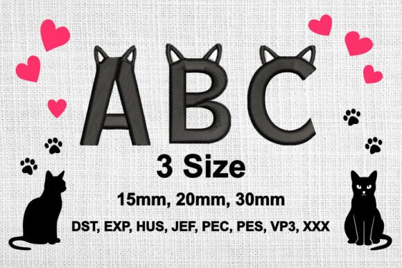Cat Ears Embroidery Alphabet a, B, C: A Designer's Real-World Review