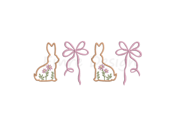 Coquette Easter Bunny Embroidery Design Review