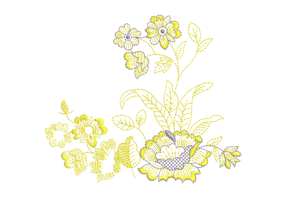 Digital Floral Embroidery Design Review