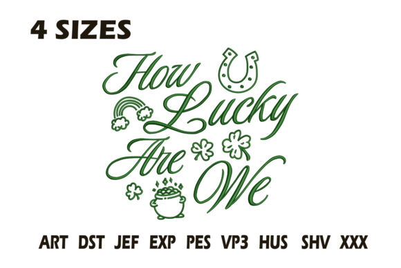 How Lucky Are We Embroidery Review