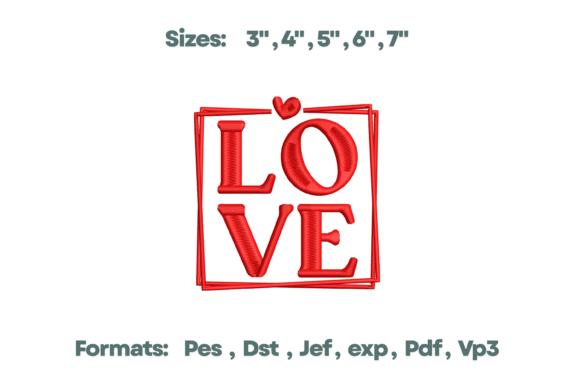LOVE Modern Stacked Frame Art Embroidery Review