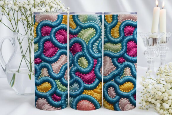Pastel Abstract Embroidery 20oz Tumbler Review