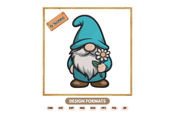 Spring Gnome Embroidery File Review